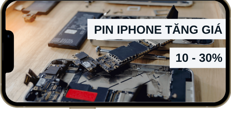 Giá thay pin iPhone tại Việt Nam tăng 10-30%