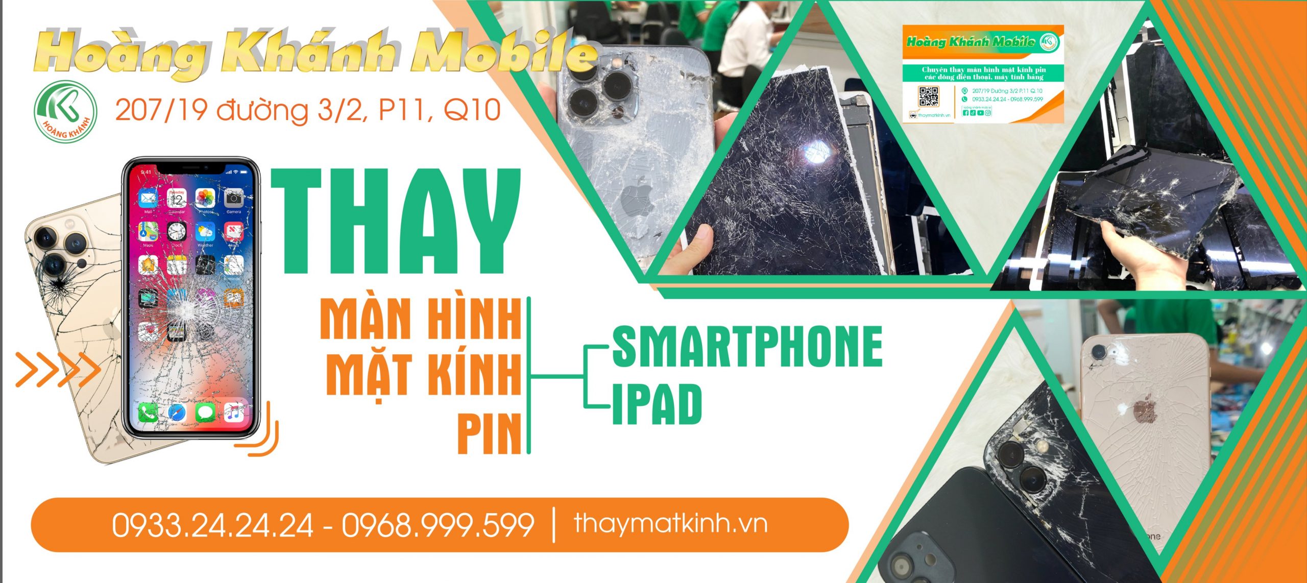 Công ty dịch vụ sửa chữa điện thoại uy tín Hoàng Khánh Mobile