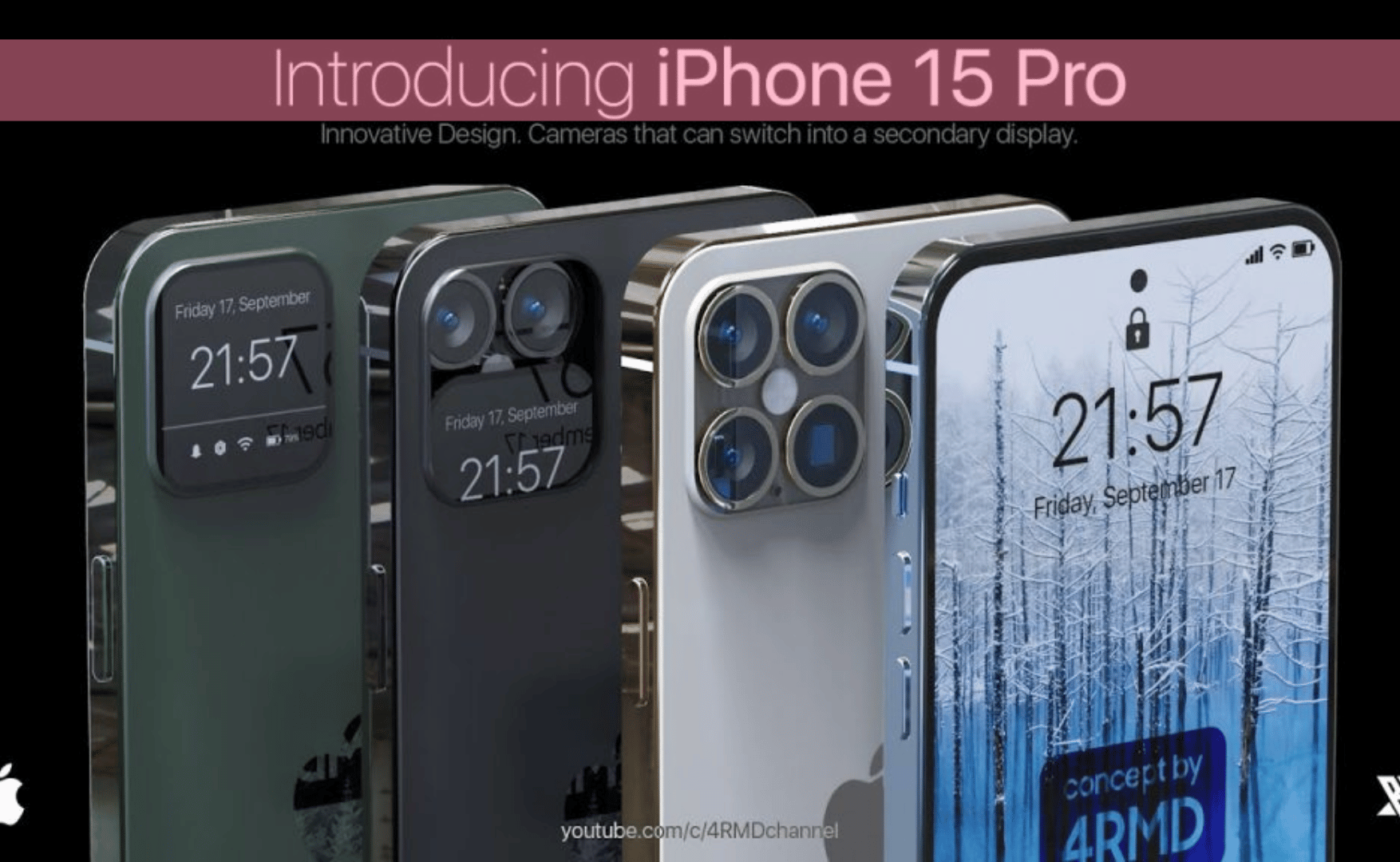 iPhone 15 Pro Rò Rỉ Thiết Kế Mới Nhất Đẹp Mãn Nhãn, Với 3 Màu Sắc Mới