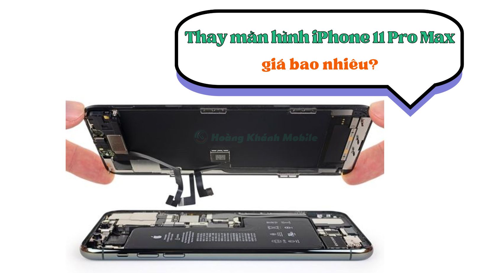 Thay màn hình iPhone 11 Pro Max giá bao nhiêu?