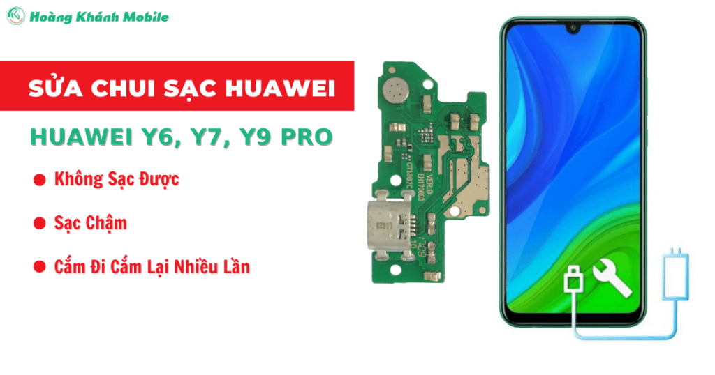 Thay chui sạc Huawei Y7 Pro