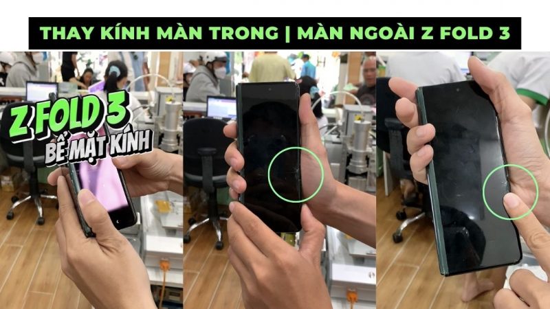 Thay Kính Ngoài Samsung Z Fold 3 | Fold 4 | Fold 5 – Hoàng Khánh Mobile thaymatkinh.vn