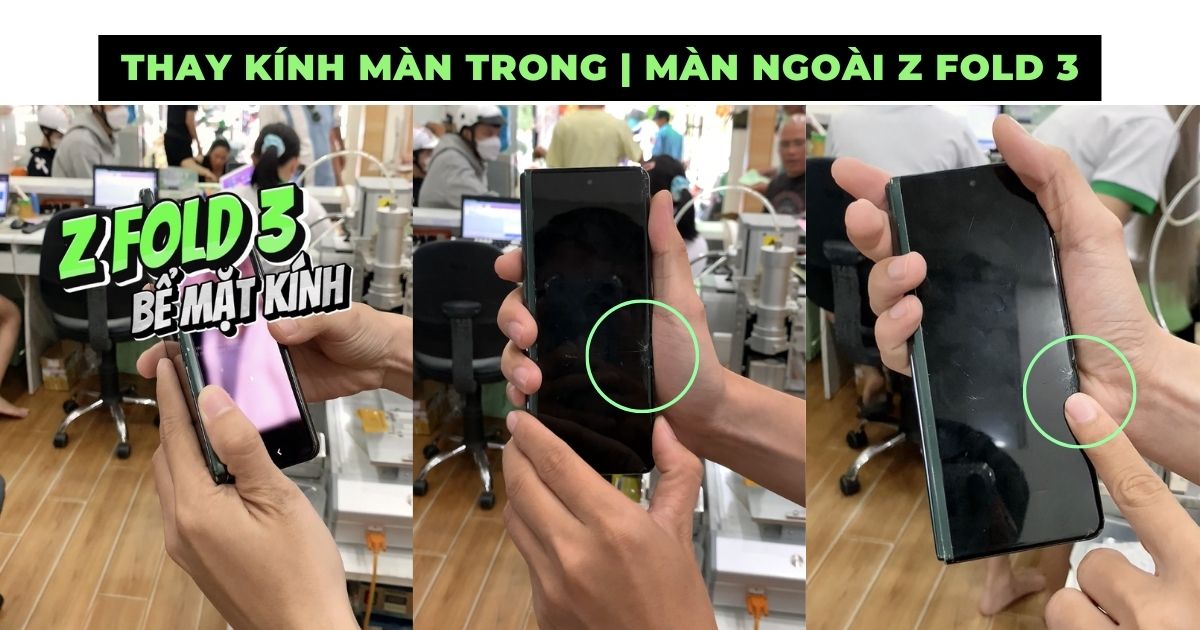 Thay Kính Ngoài Samsung Z Fold 3 | Fold 4 | Fold 5 – Hoàng Khánh Mobile thaymatkinh.vn