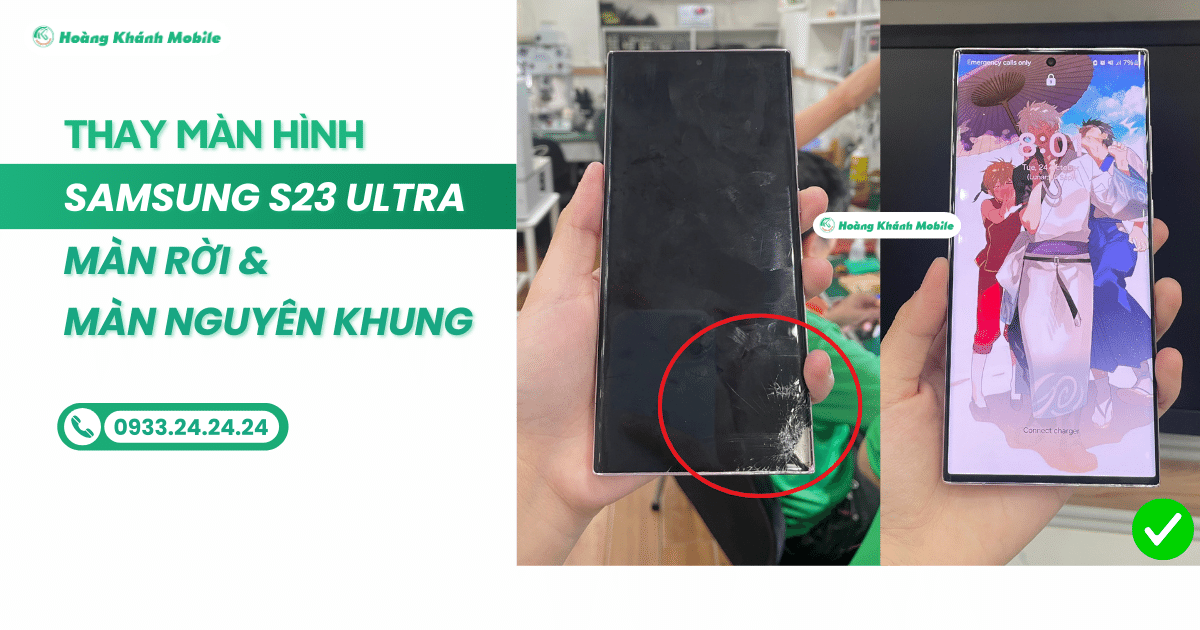 Thay Màn Hình Samsung S23 Ultra Giá Bao Nhiêu?