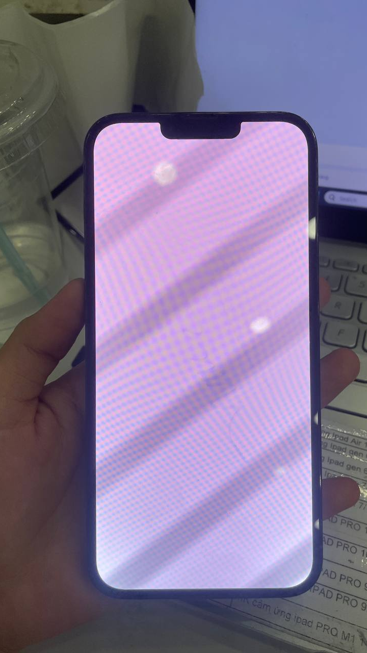 fix xanh màn, trắng màn hình iphone