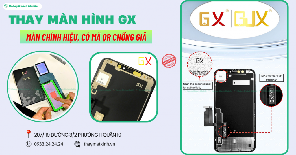 thay màn hình gx linh kiện iphone 15 pro max