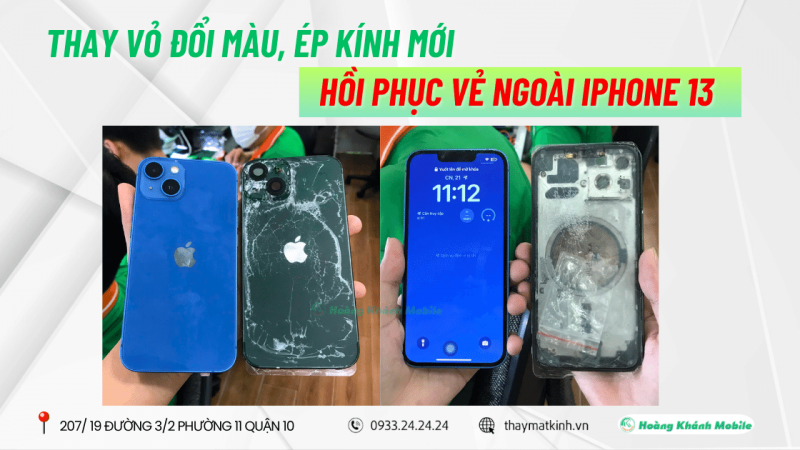 Thay Vỏ iPhone 13, 14, 15 Series | Zin new & Zin Tháo Máy | Giá Tốt, Uy Tín & Nhanh Chóng