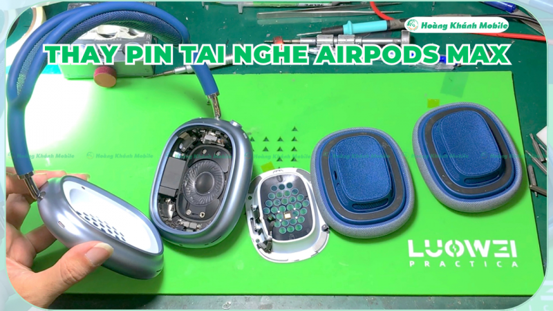 Thay Pin AirPods Max “Chai Pin”? | Thay Pin Mới Dung Lượng Chuẩn Apple