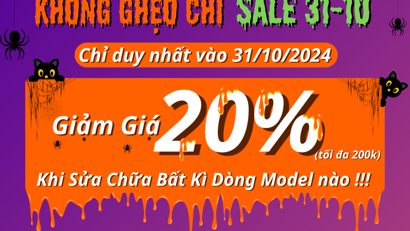 Happy Haloween !!! Không Ghẹo Chỉ Sale !!