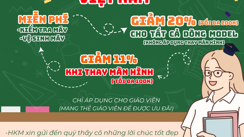 ƯU ĐÃI NGÀY NHÀ GIÁO VIỆT NAM 20/11