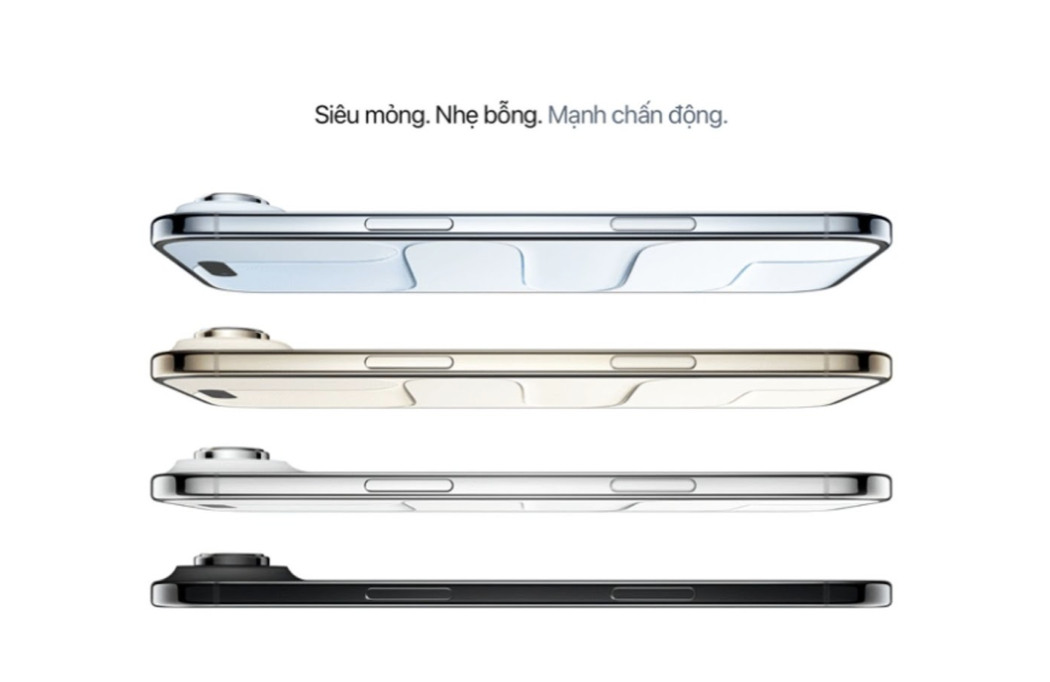 Độ mỏng của màn công nghệ mới