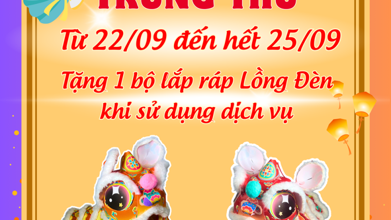 Vui Hội Trăng Rằm – Nhận Ngay Lồng Đèn Chú Lân Tại Hoàng Khánh Mobile